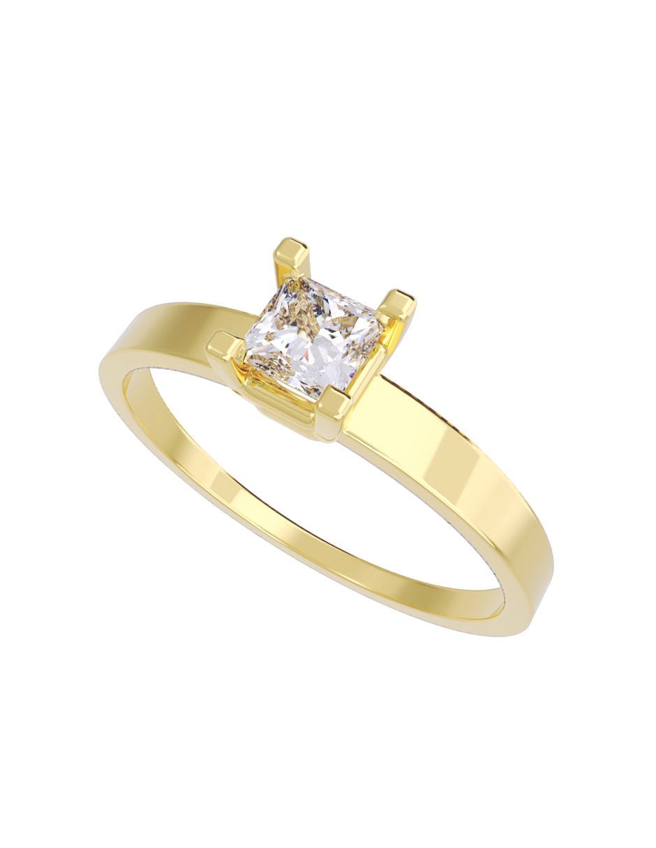 Anillo de compromiso de Oro 14 k FONELLI Diamantes Fonelli Diamante