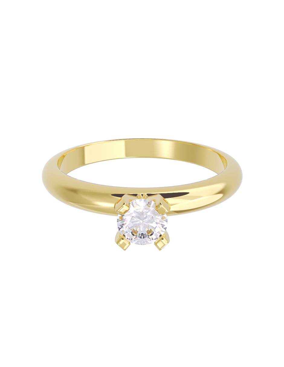 Anillo de compromiso de Oro 14 k Diamantes Fonelli Diamante