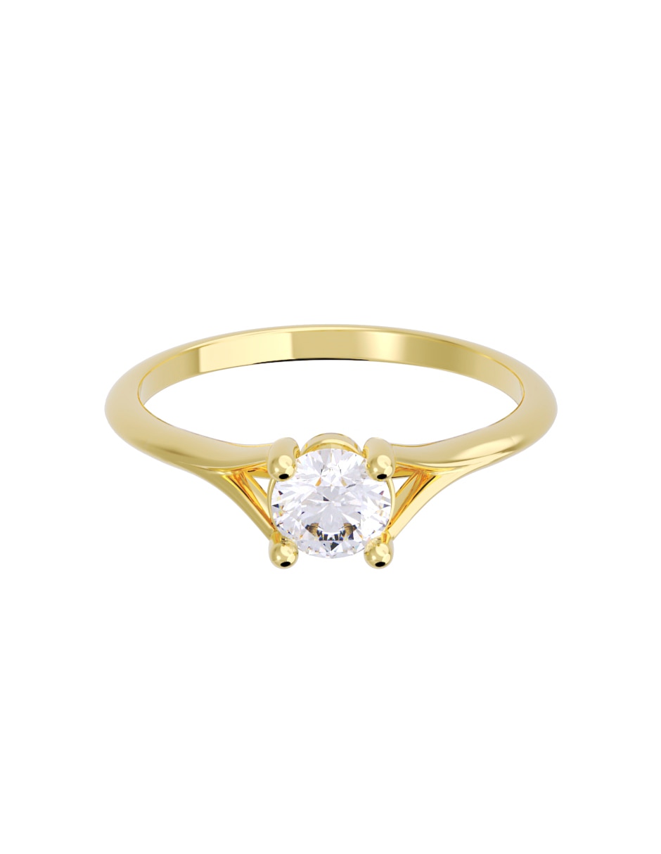 Anillo de compromiso de Oro 14 k Diamantes Fonelli Diamante