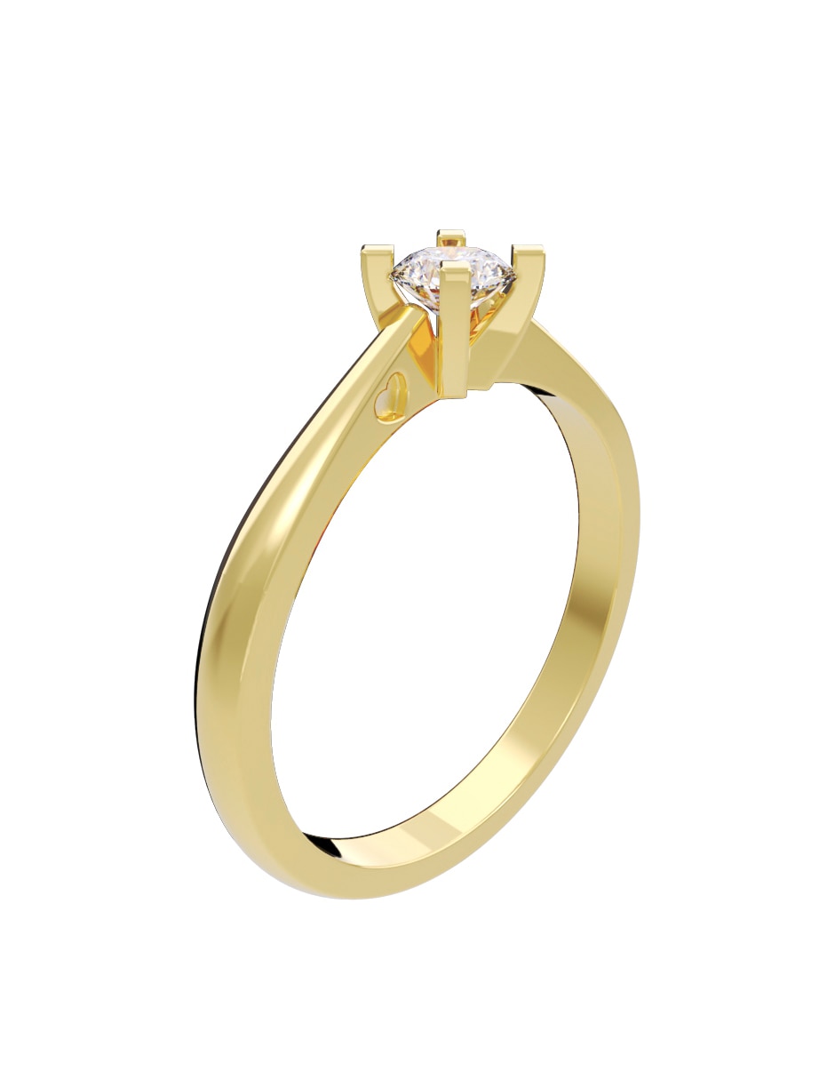 Anillo de compromiso de Oro 14 k FONELLI Diamantes Fonelli Diamante