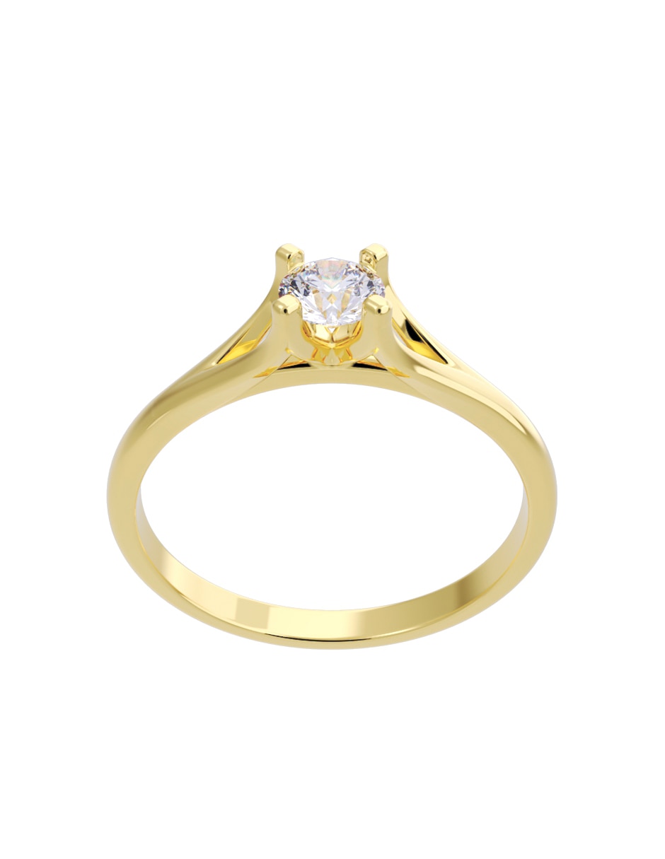 Anillo de compromiso de Oro 14 k FONELLI Diamantes Fonelli Diamante