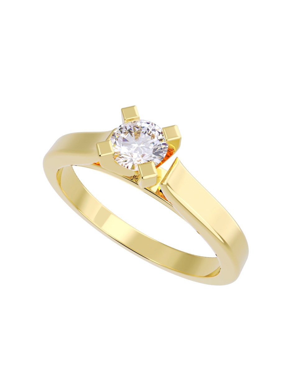 Anillo de compromiso de Oro 14 k FONELLI Diamantes Fonelli Diamante
