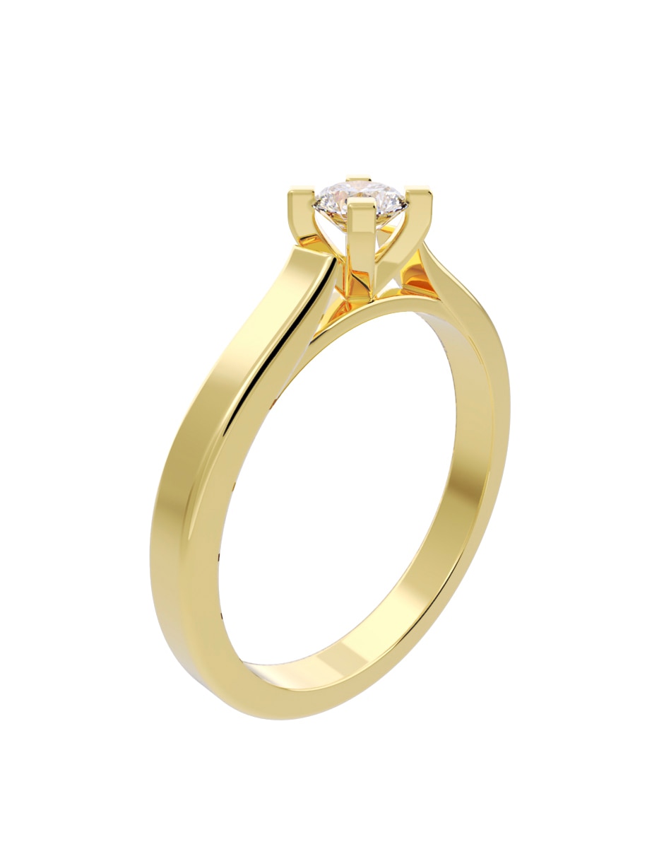 Anillo de compromiso de Oro 14 k FONELLI Diamantes Fonelli Diamante