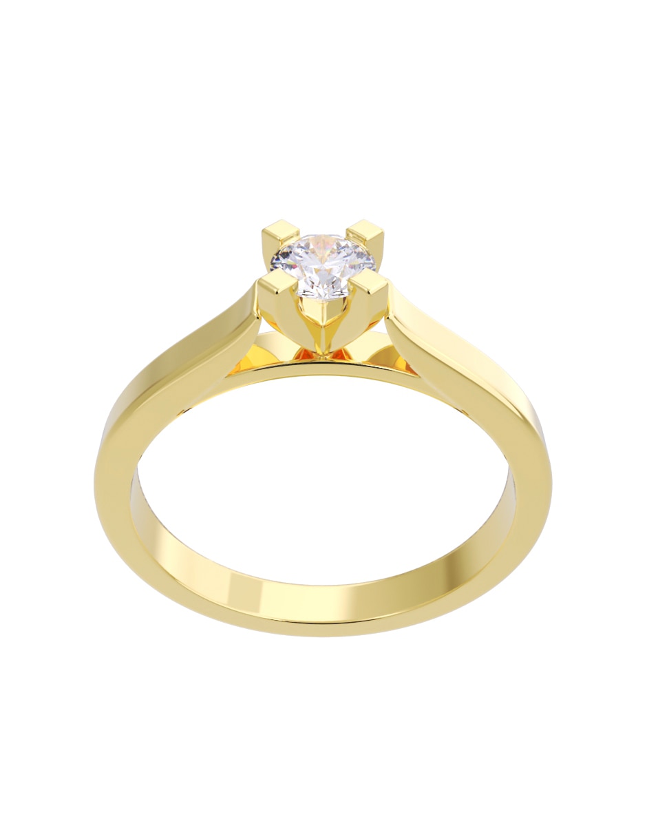 Anillo de compromiso de Oro 14 k FONELLI Diamantes Fonelli Diamante