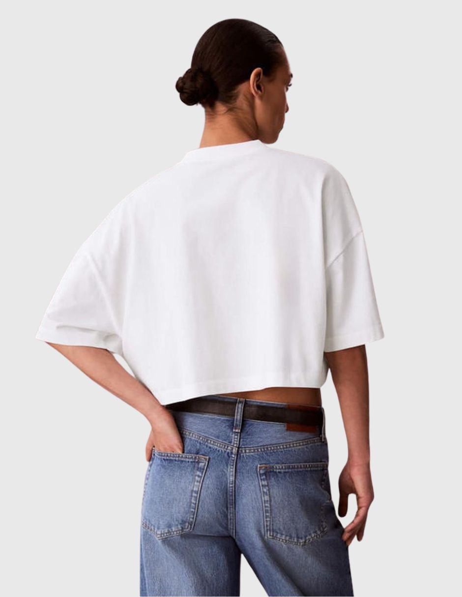 Playera manga corta cuello redondo para mujer 5