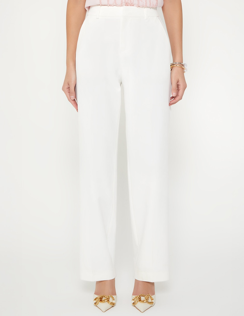 Pantalón chino Studio F recto para mujer