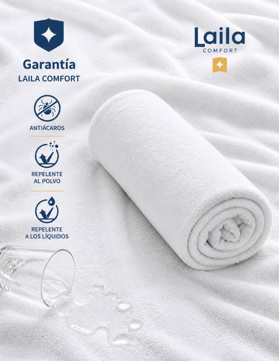 Protector de colchón Laila Comfort Toallin Repelente