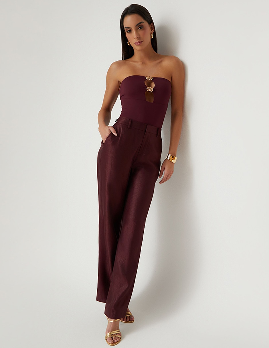 Pantalón Regular Recto para mujer