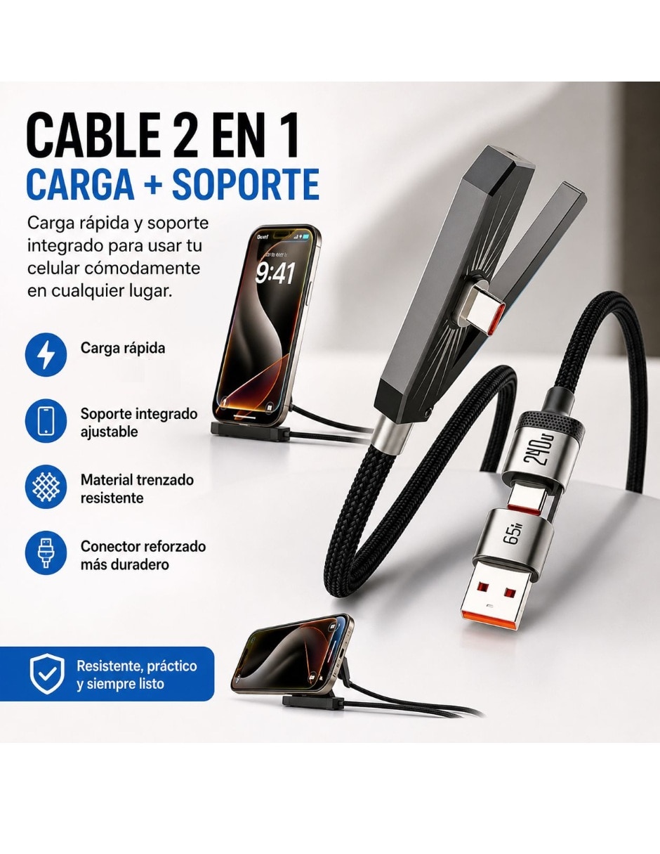 Cable USB C Genérica a tipo USB C de 1.5 m