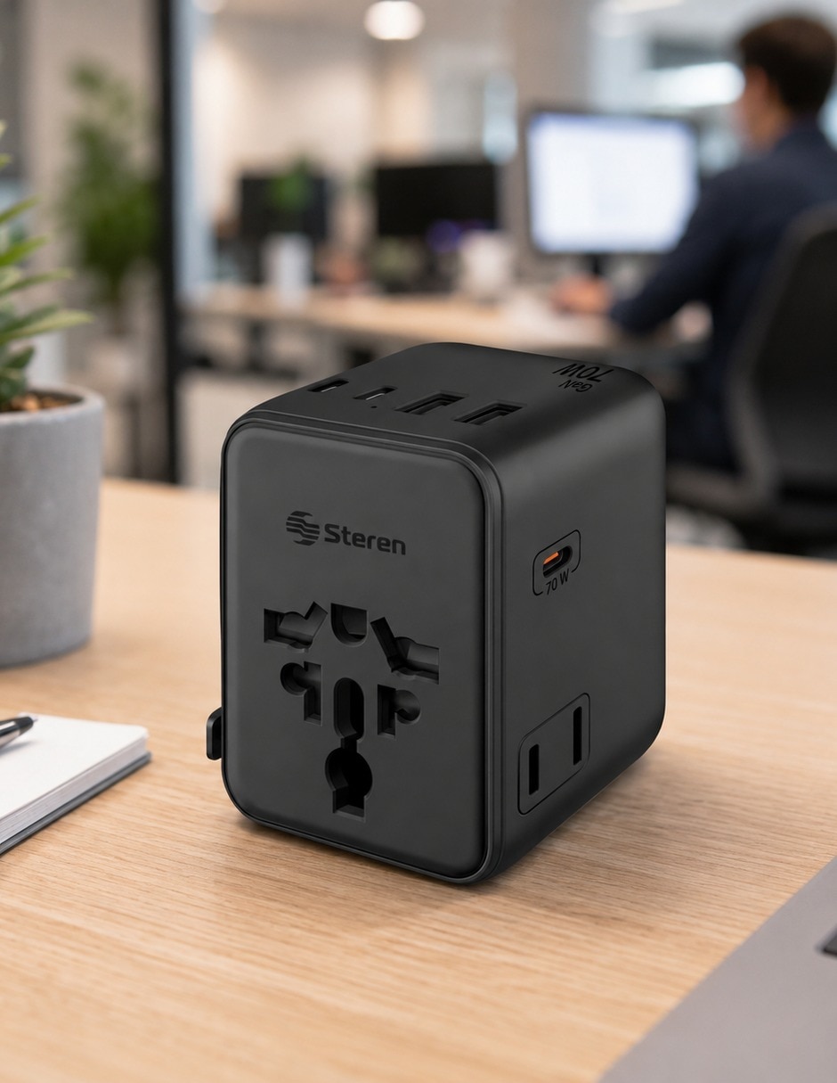 Adaptador universal viajes Steren