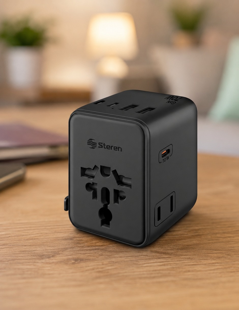 Adaptador universal viajes Steren