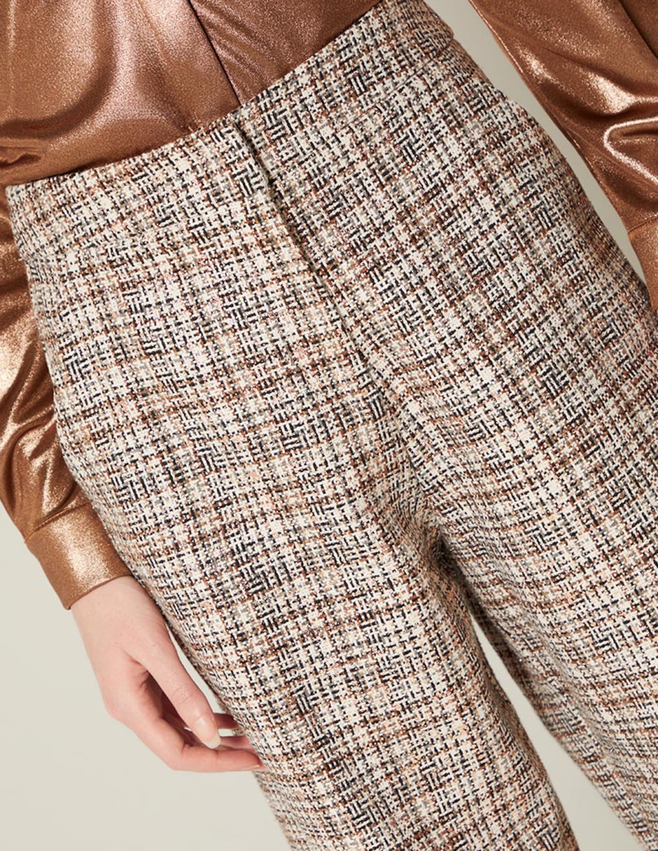 Pantalón regular recto para mujer 4