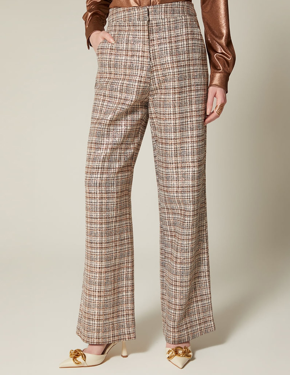 Pantalón regular recto para mujer