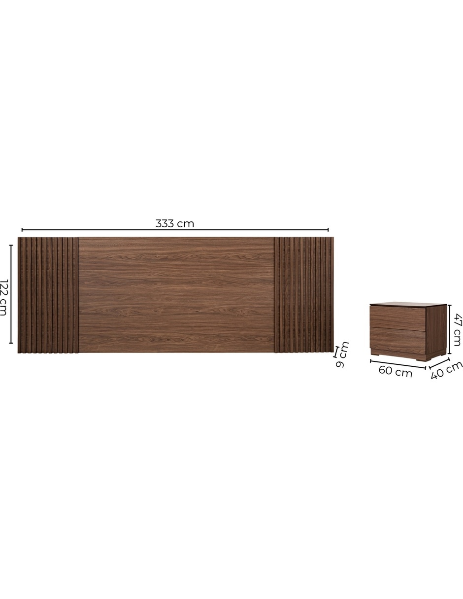 Set recámara noe de mdf 3