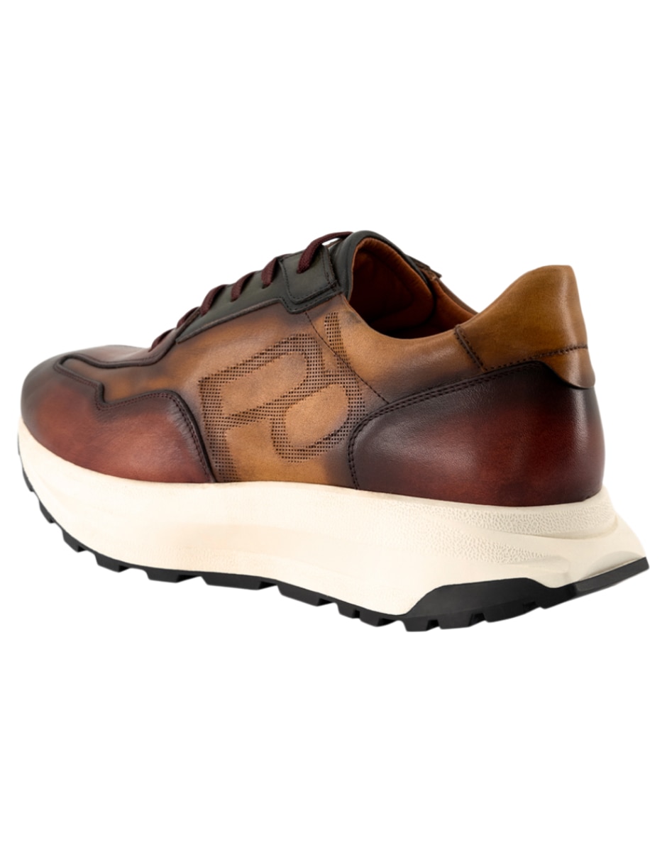 Tenis de piel Prada para hombre