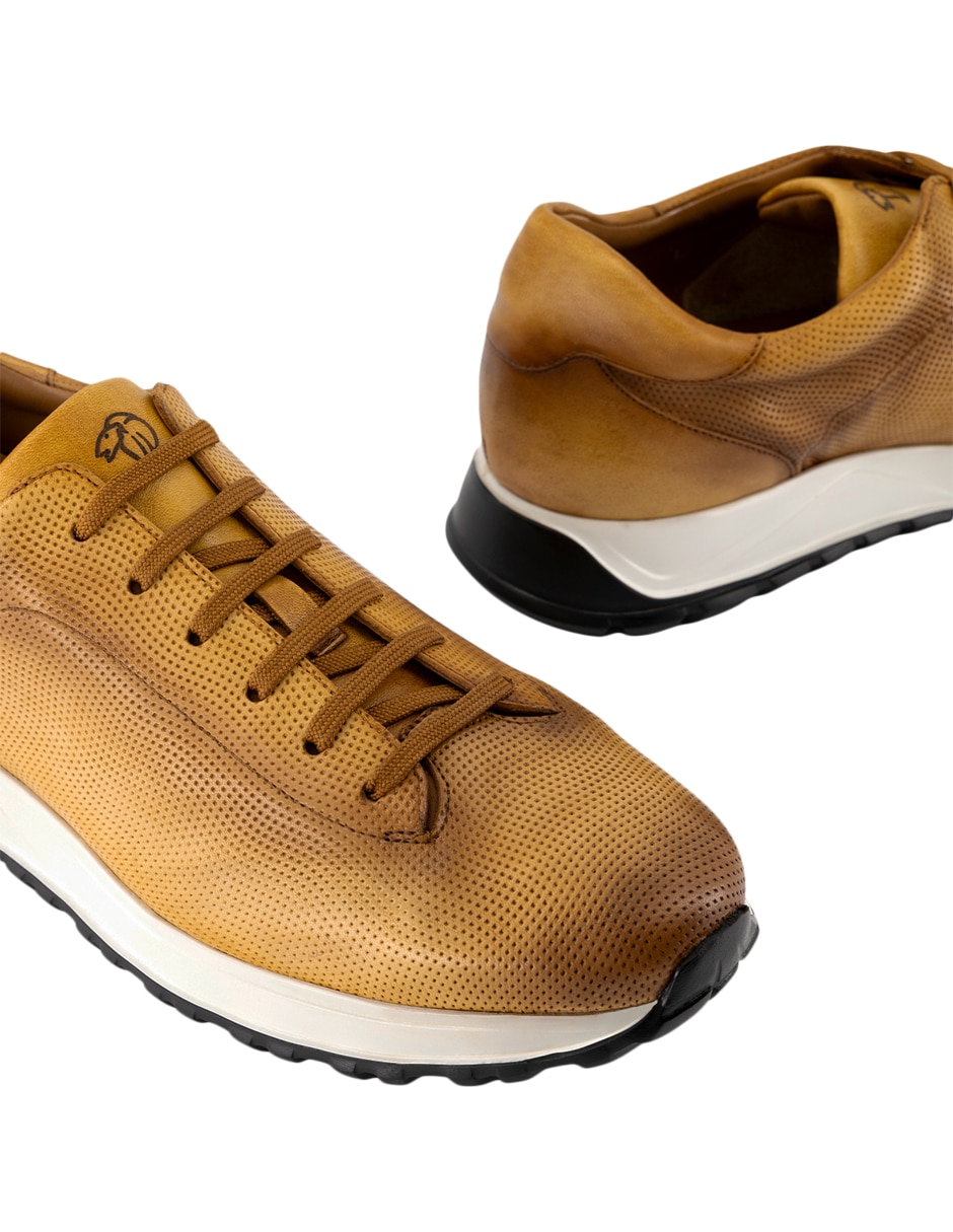 Tenis de piel Prada para hombre