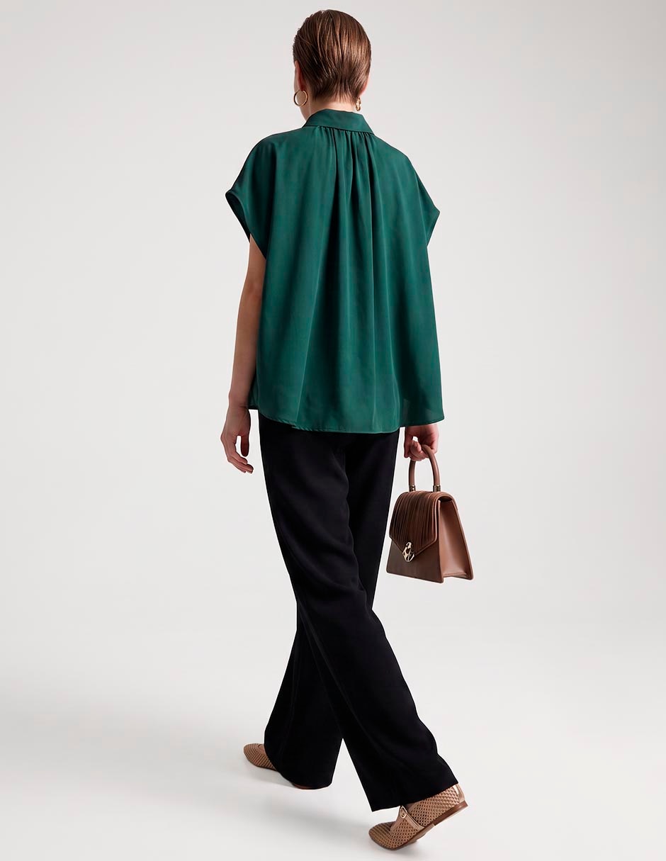 Blusa manga corta para mujer 2