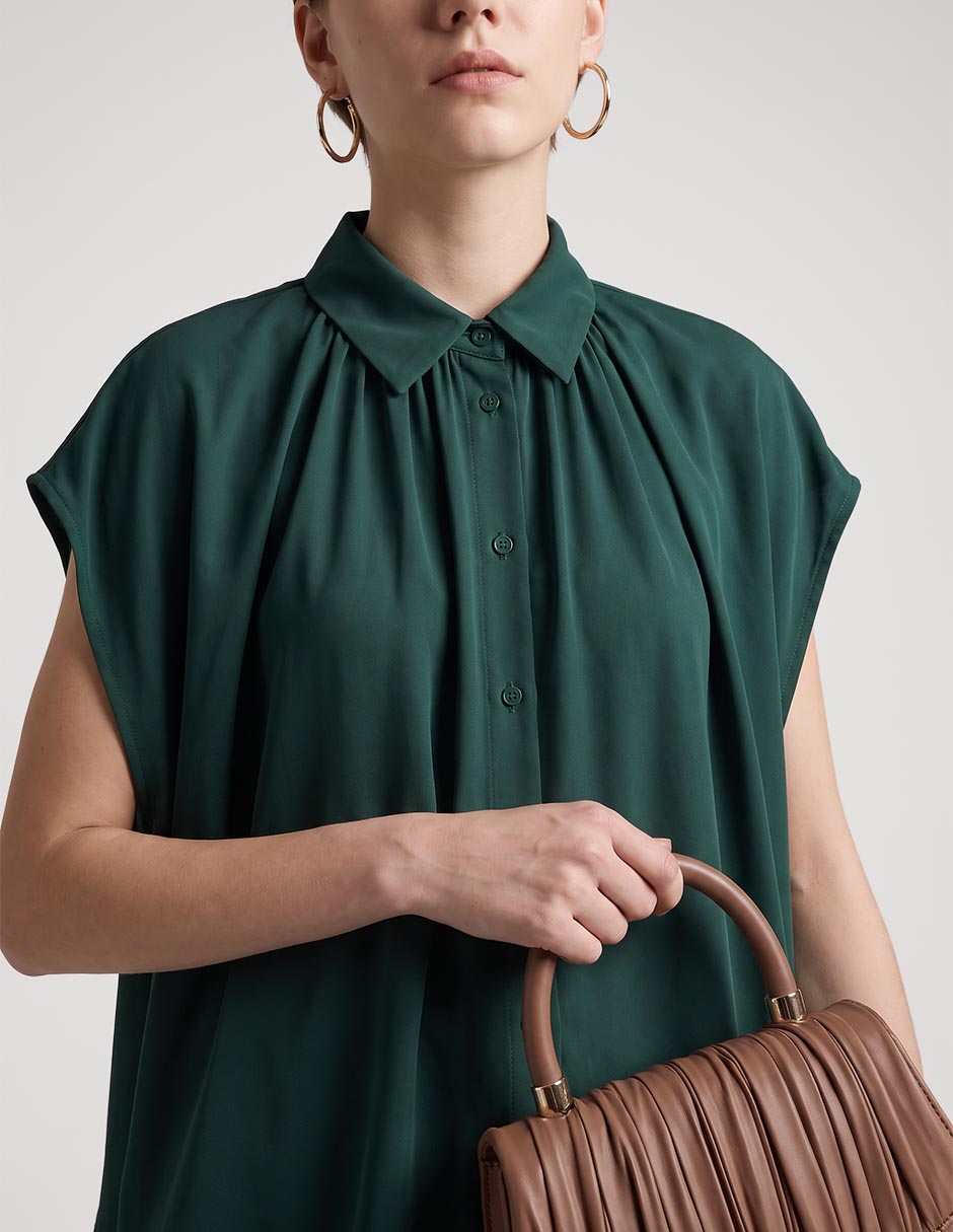 Blusa manga corta para mujer 3