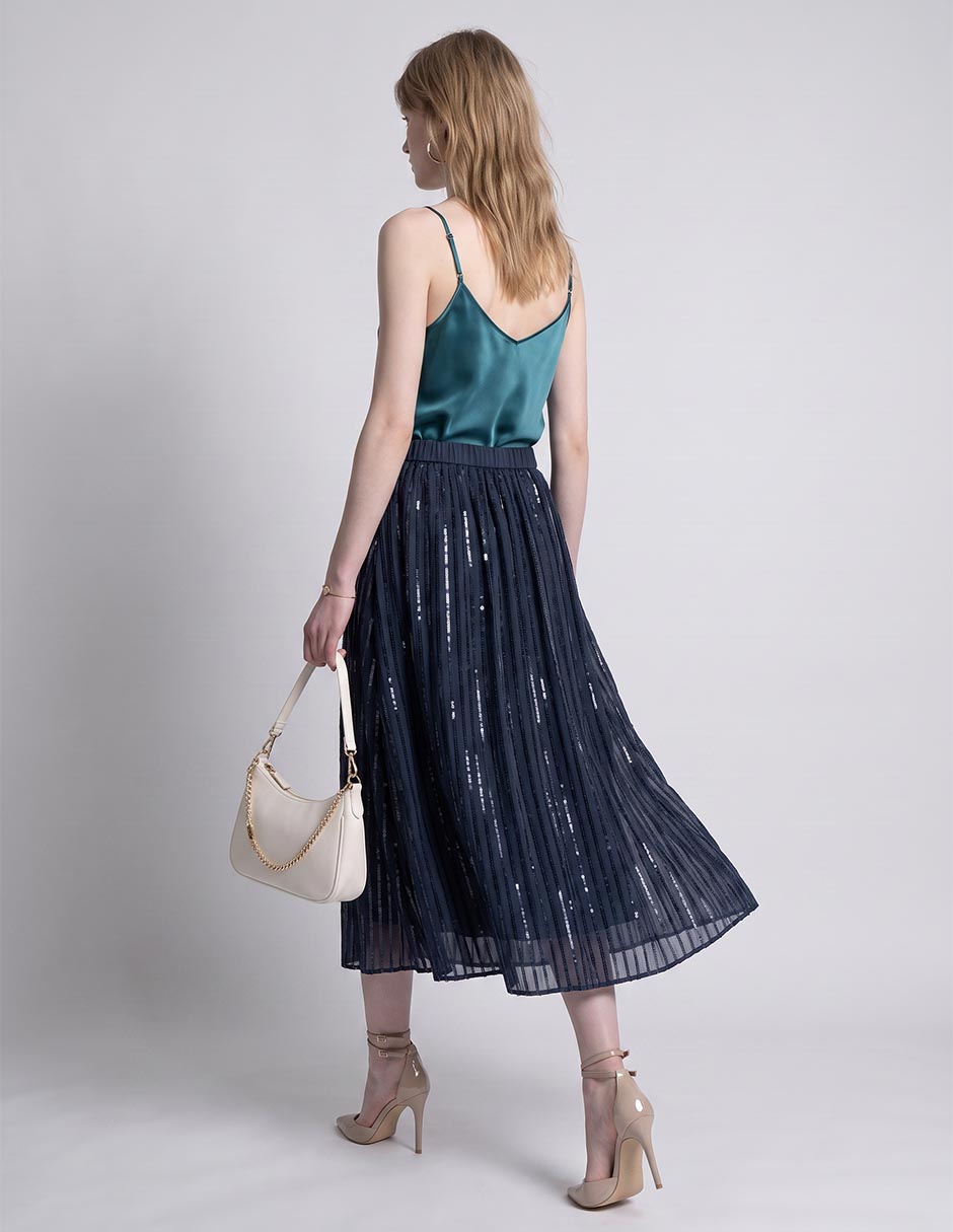 Falda crop a la cintura 2