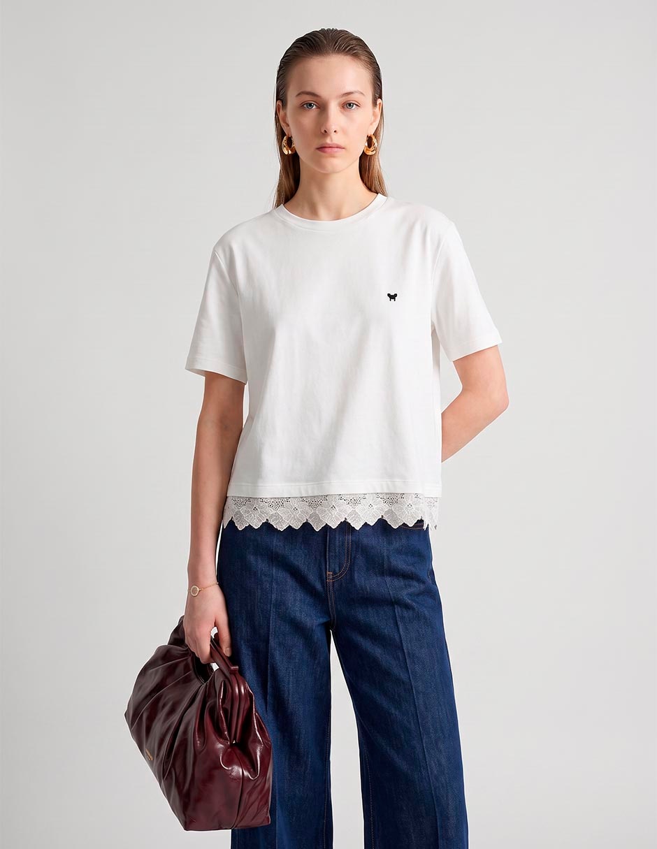 Playera manga corta para mujer Playera manga corta para mujer