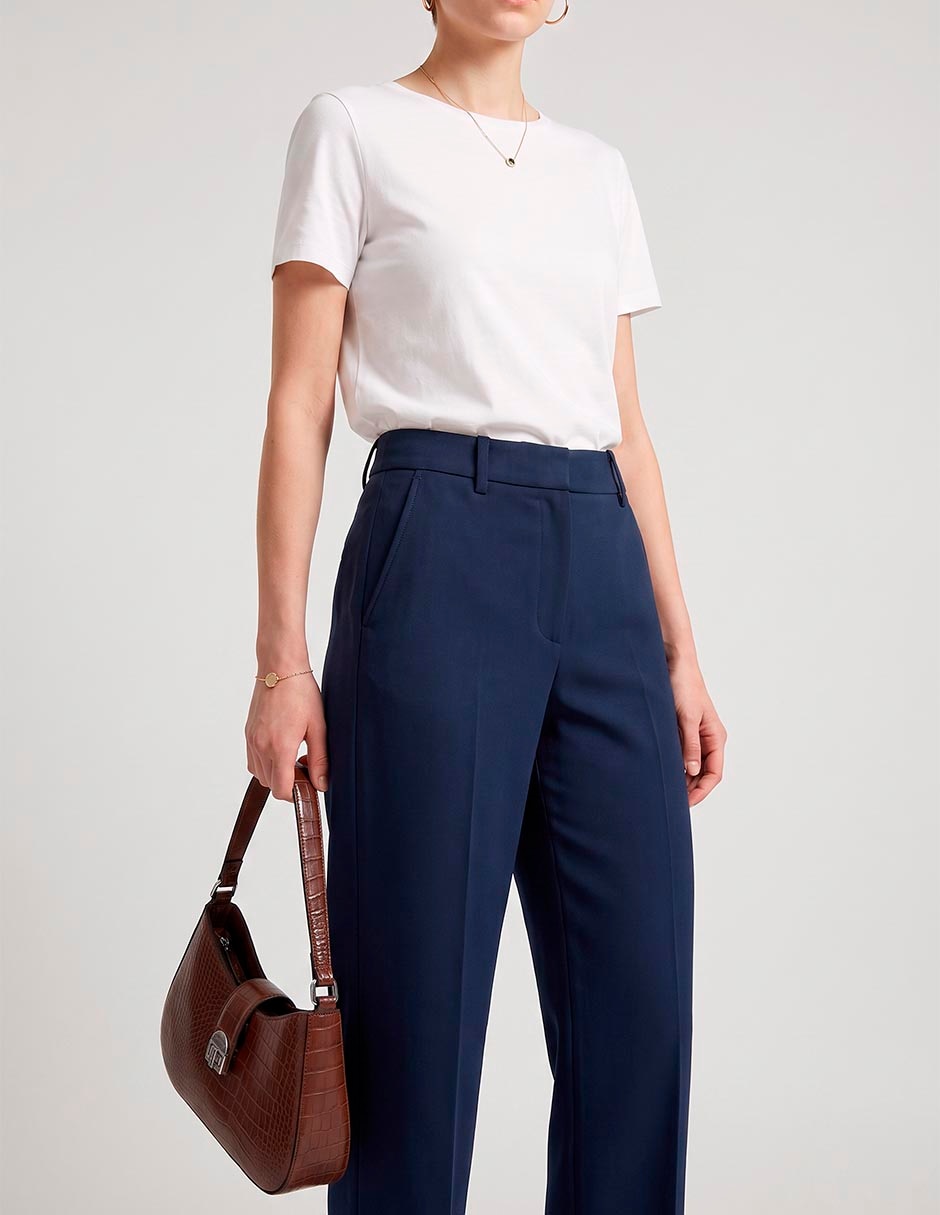 Pantalón de vestir recto para mujer 3