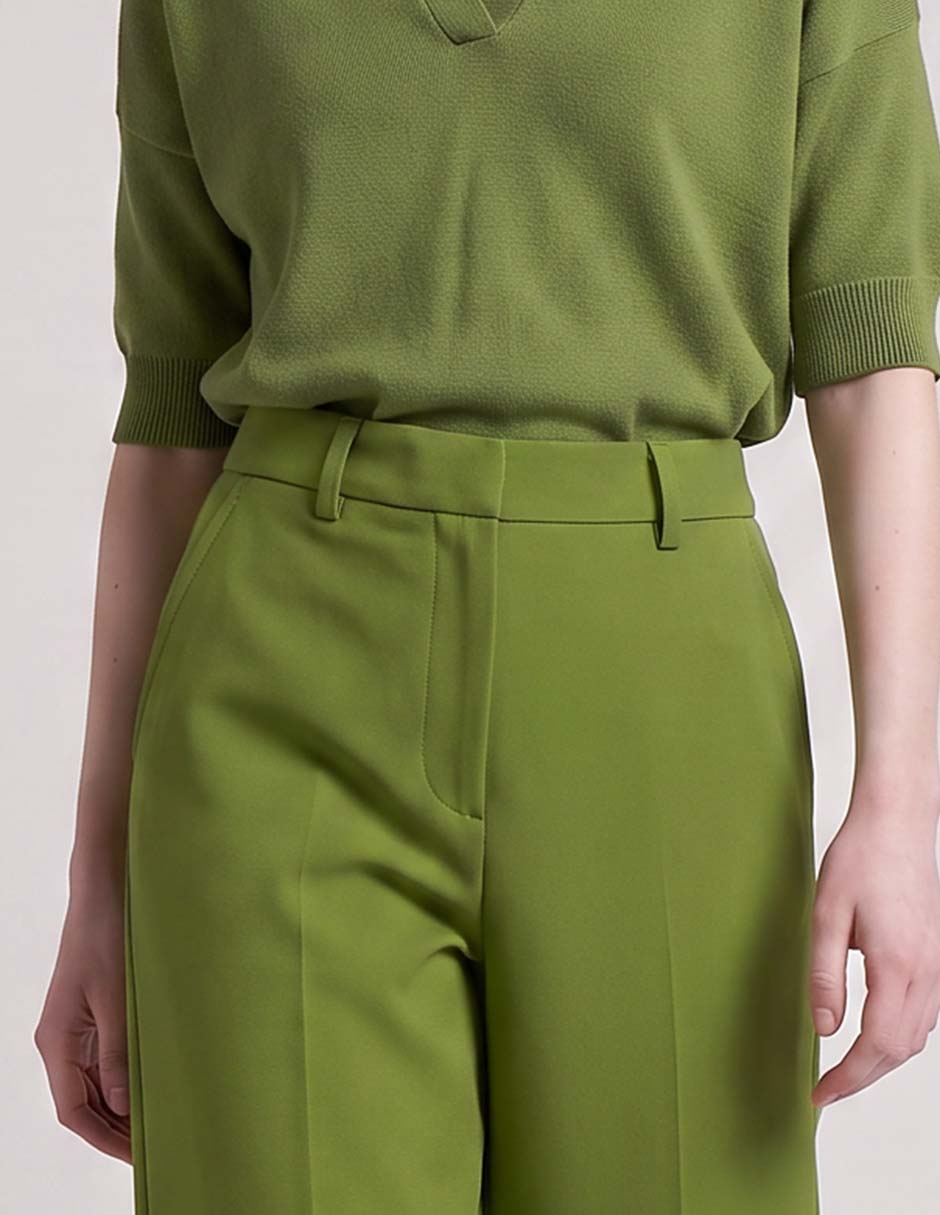 Pantalón de vestir amplio para mujer 3