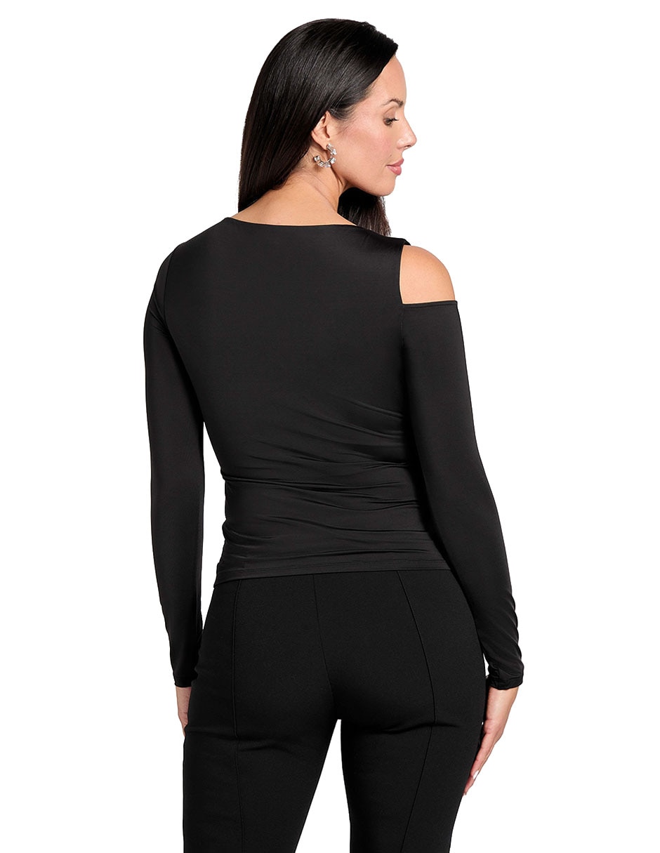 Top Marciano By Guess cuello asimétrico escote cuadrado