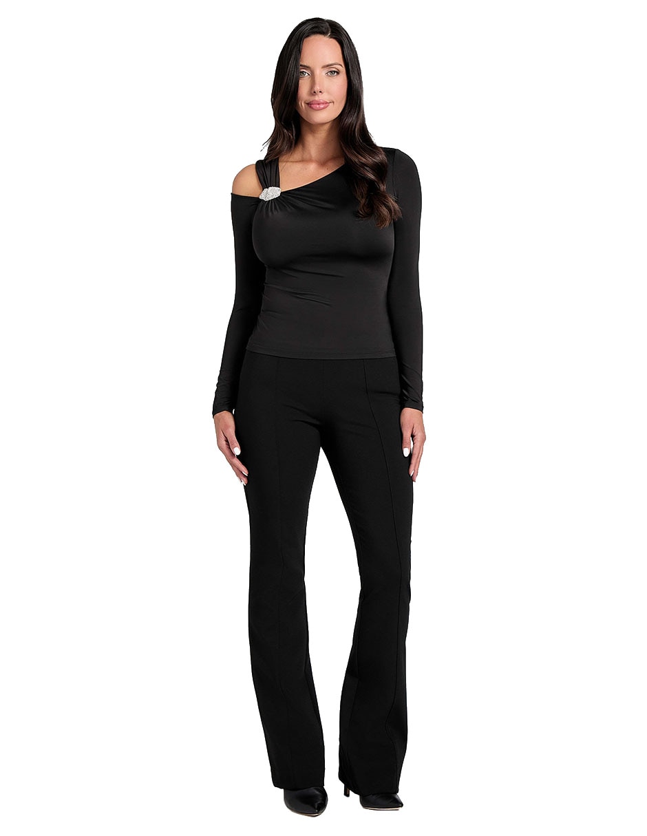 Top Marciano By Guess cuello asimétrico escote cuadrado