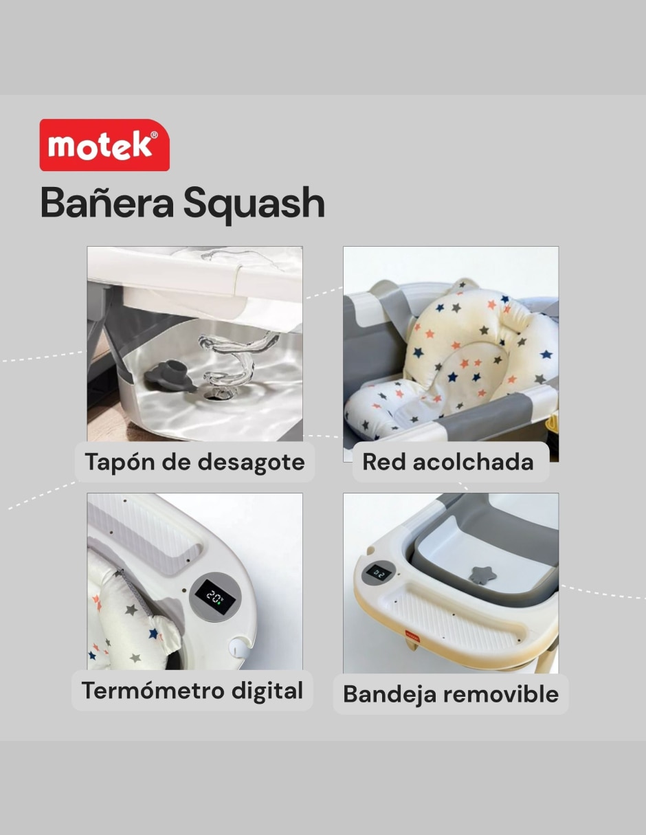 Bañera de bebé para lavabo Motek