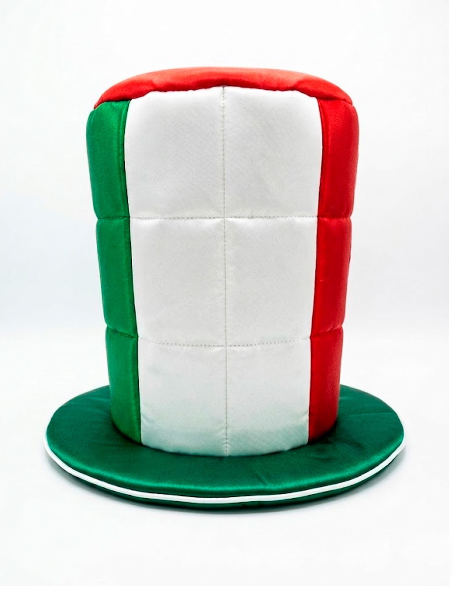 Sombrero Obi-one estampado de bloques de color