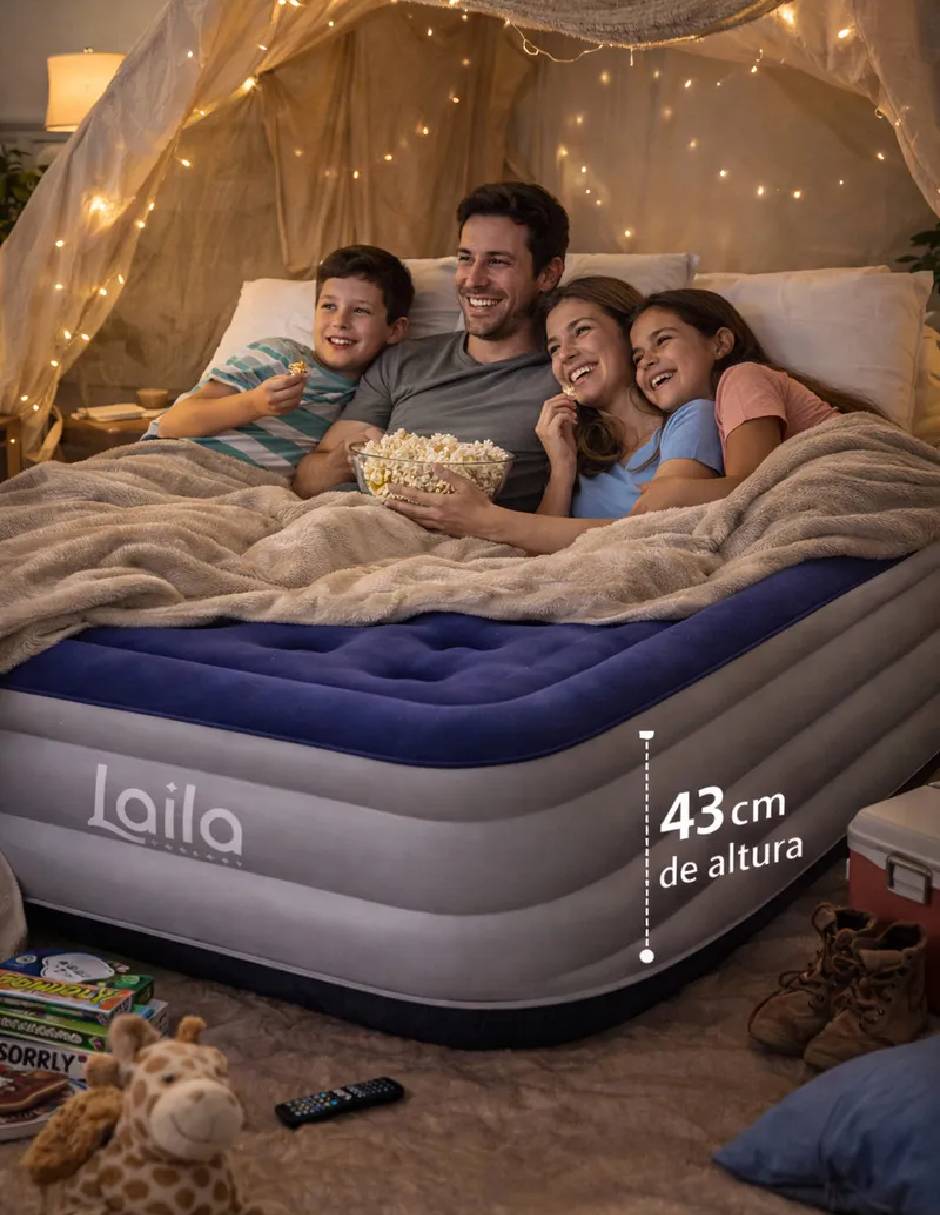 Colch—n inflable dreameasy colchoneta pillow top (integrada) 3