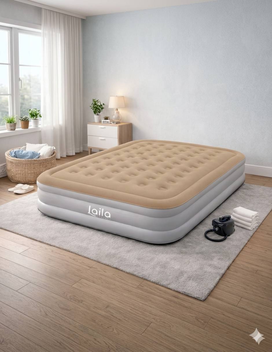 Colchón inflable laila comfort dreameasy colchoneta pillow top (integrada)