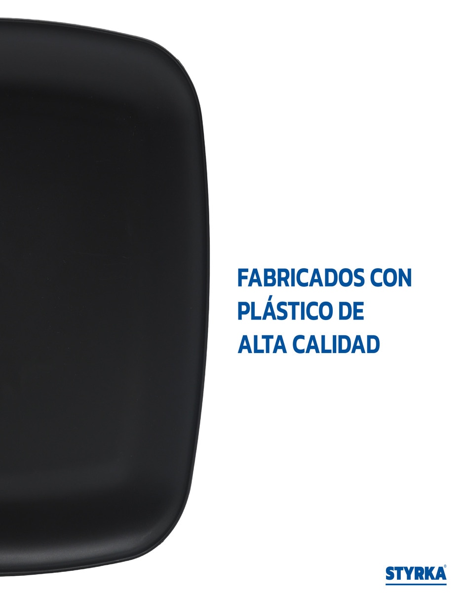 Vajilla styrka de plástico para 4 personas