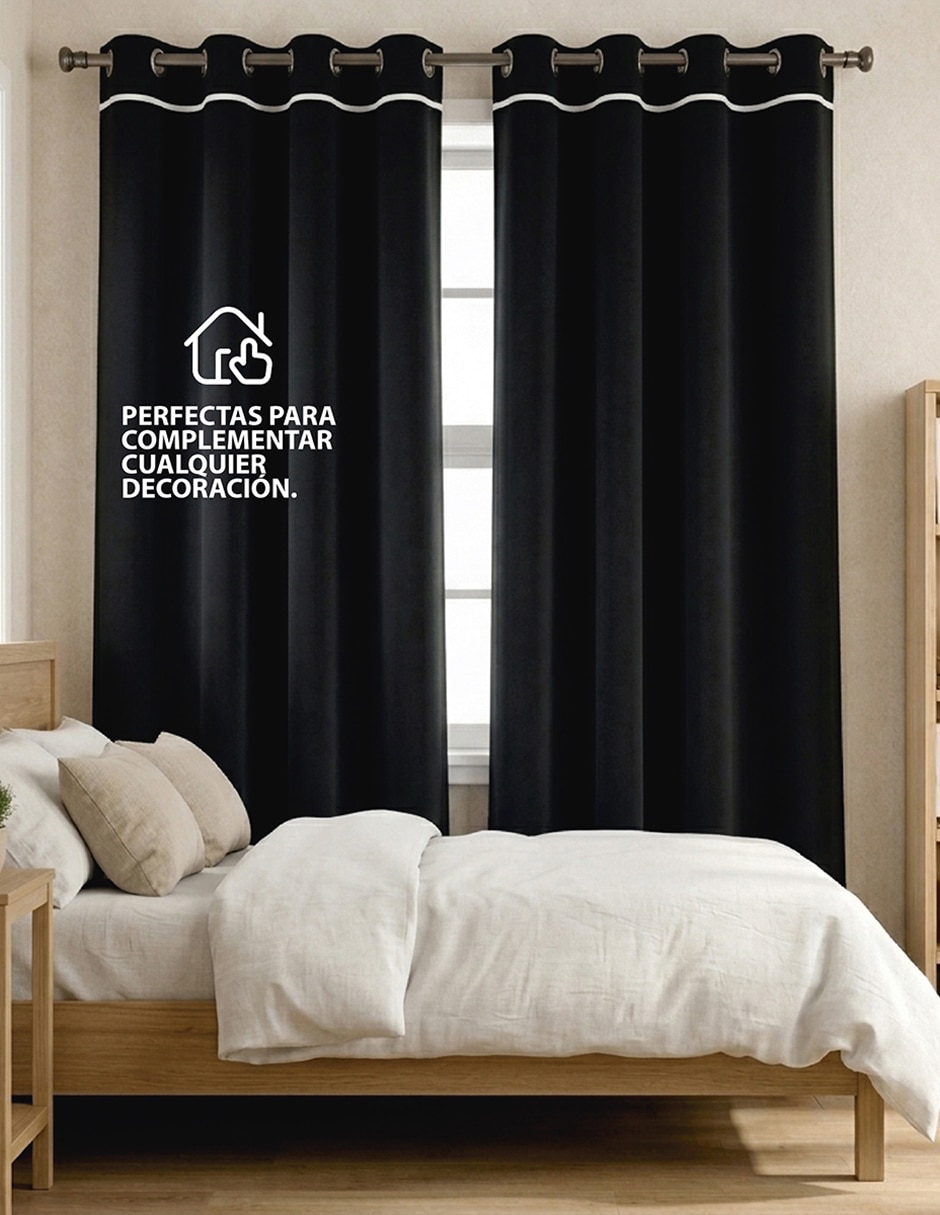 Set cortina Black out Alvana