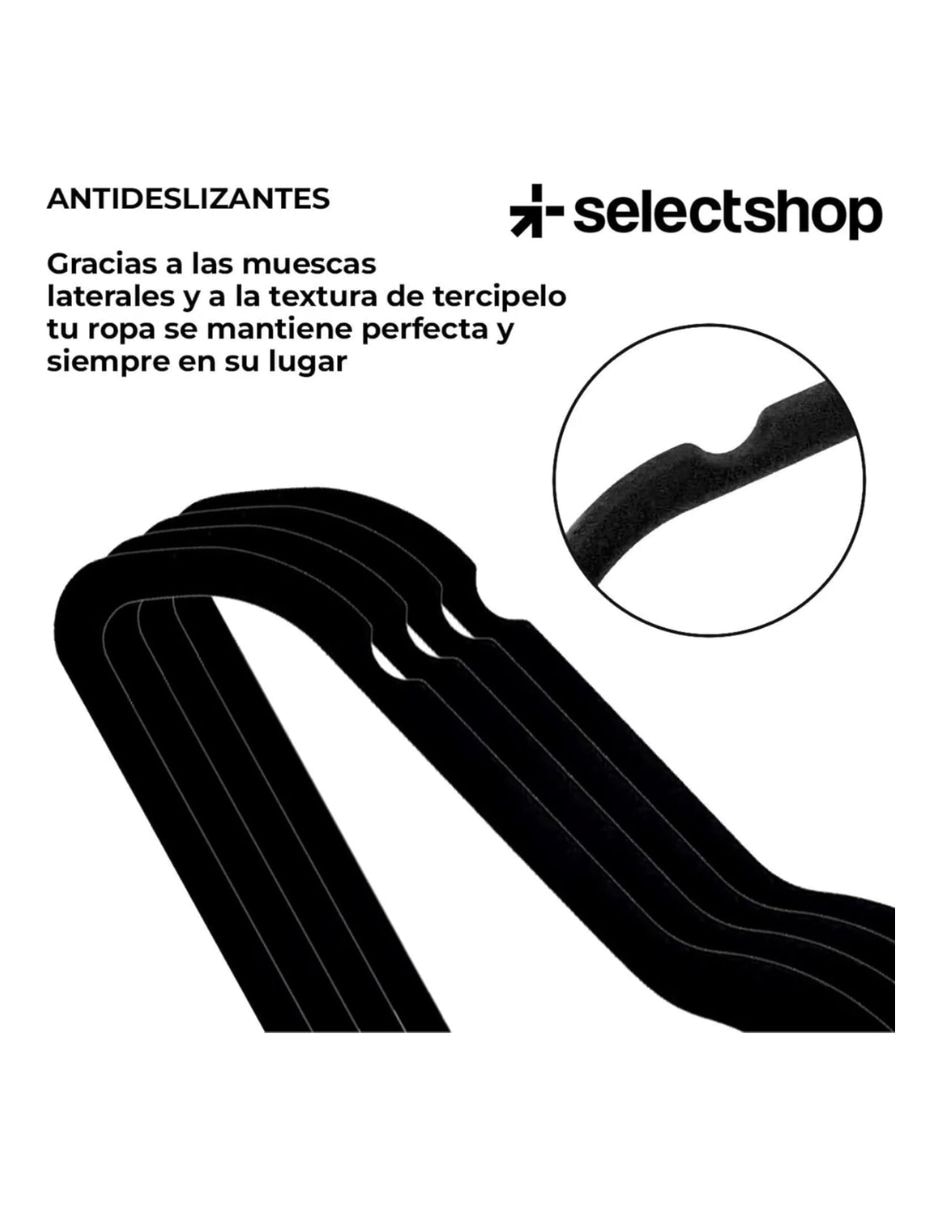 Set gancho ?selectshop hg16c1 de terciopelo 50 piezas