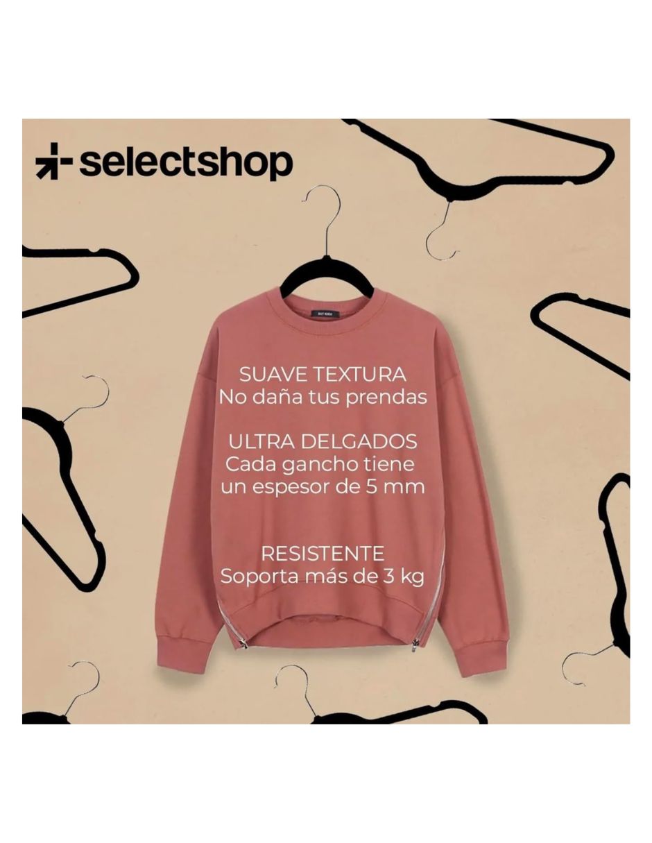 Set gancho ?selectshop hg16c1 de terciopelo 50 piezas
