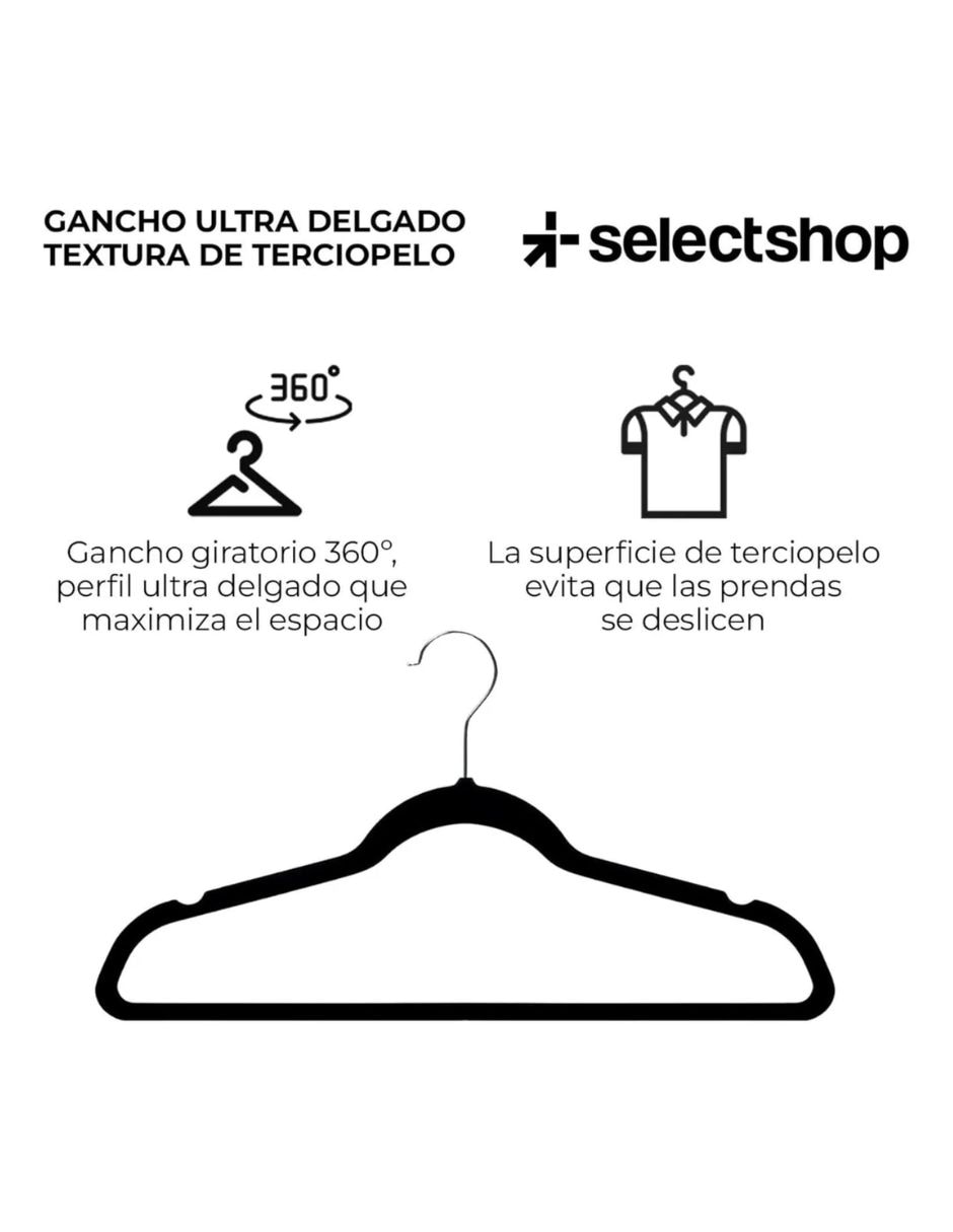 Set gancho ?selectshop hg16c1 de terciopelo 50 piezas