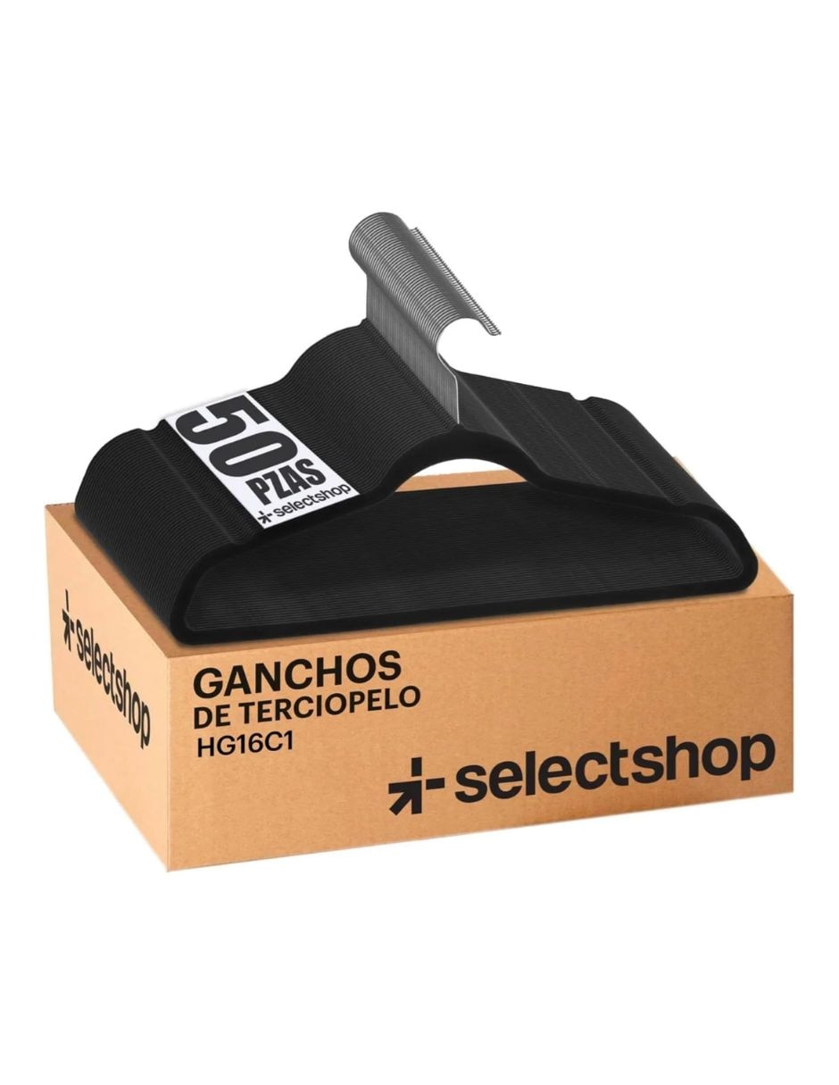 Set gancho ?selectshop hg16c1 de terciopelo 50 piezas