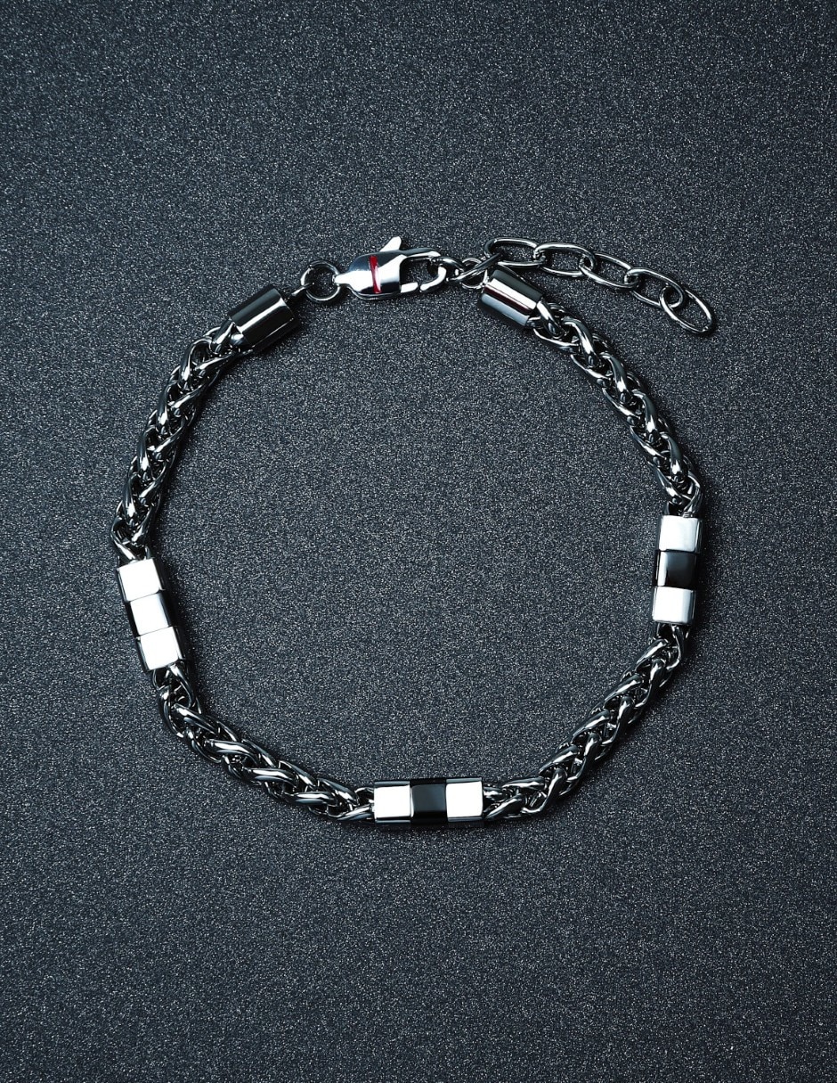 Pulsera sector de acero inoxidable energy joyeria