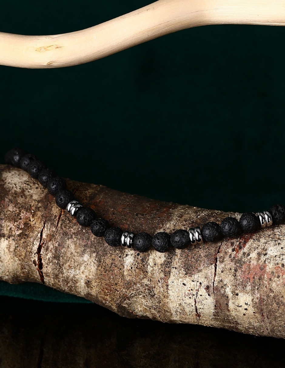 Pulsera sector de acero inoxidable basic joyeria