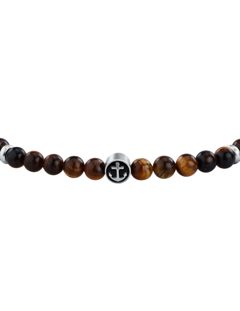 Pulsera sector de acero inoxidable marine joyeria