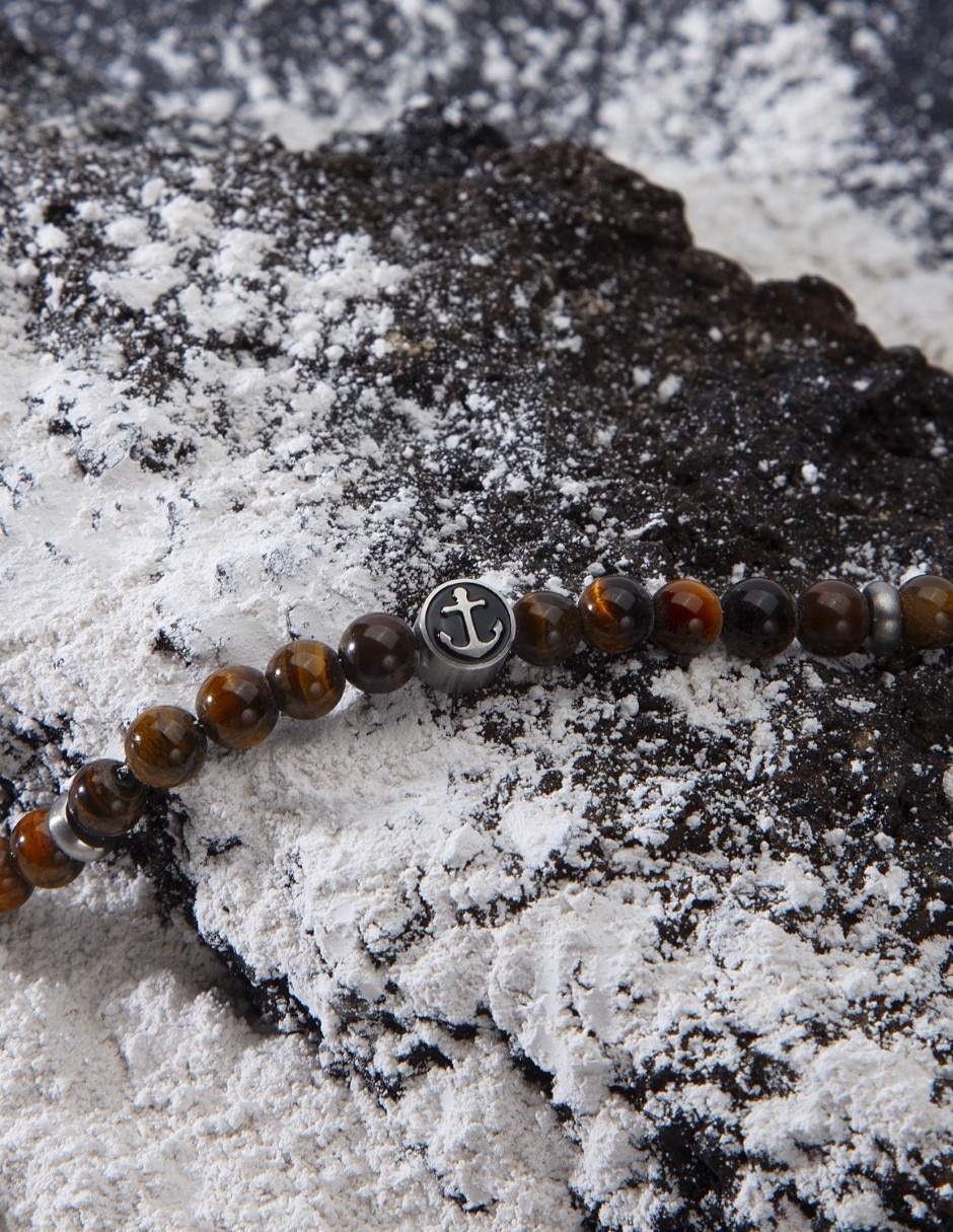 Pulsera sector de acero inoxidable marine joyeria