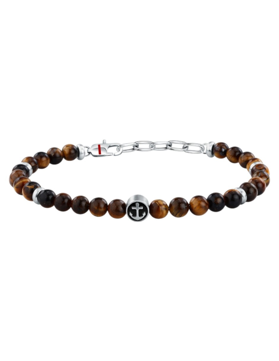 Pulsera sector de acero inoxidable marine joyeria