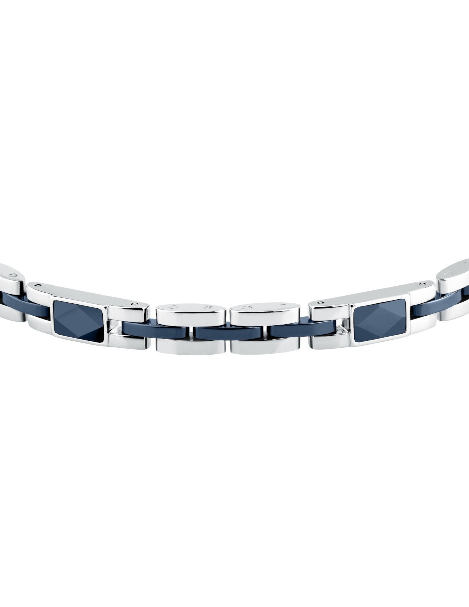 Pulsera sector de acero inoxidable ceramic joyeria