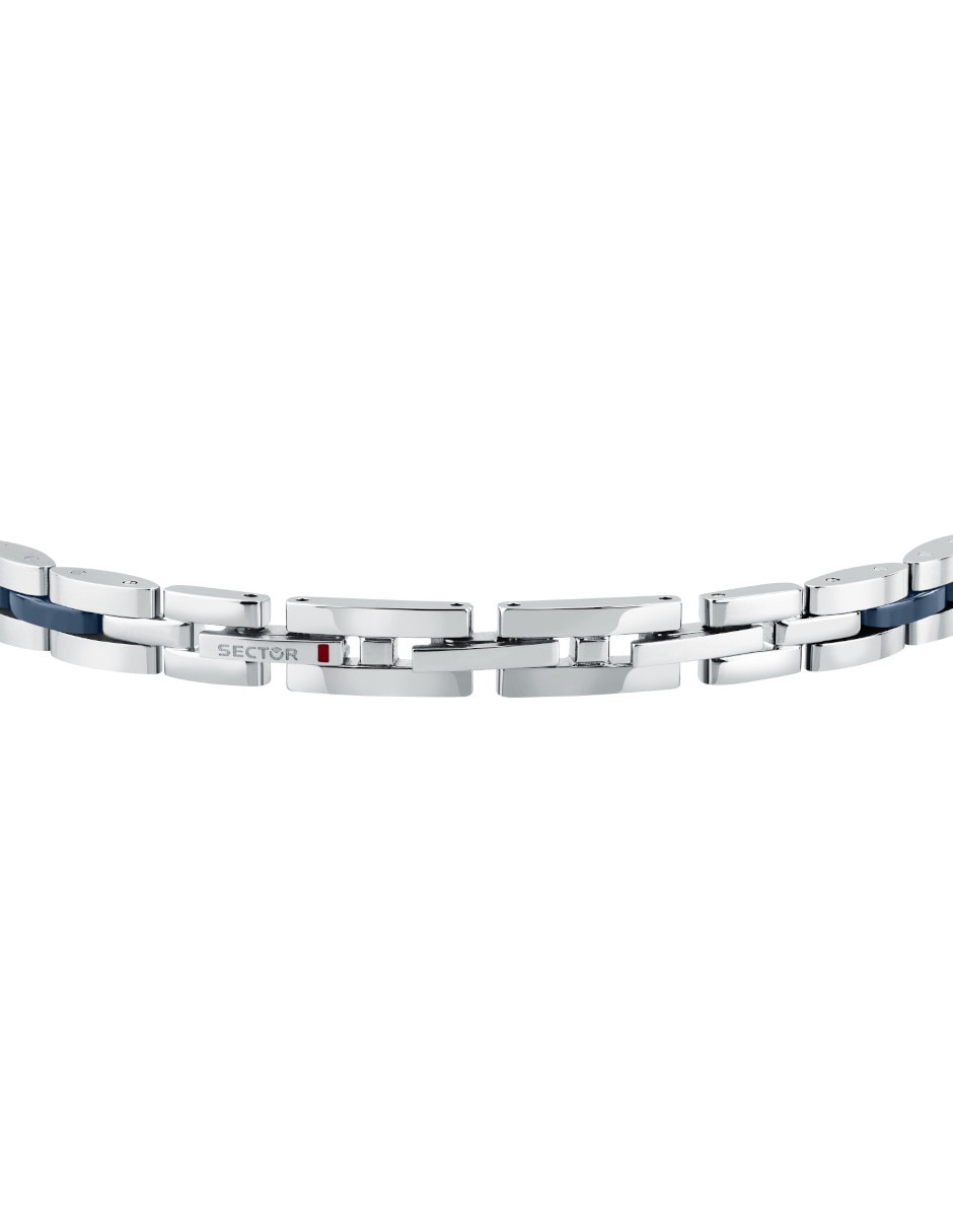 Pulsera sector de acero inoxidable ceramic joyeria