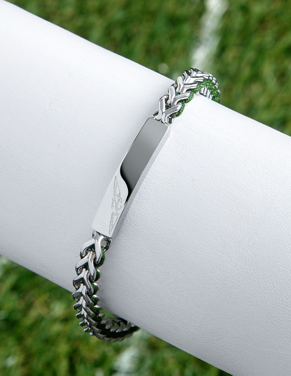 Pulsera sector de acero inoxidable bandy joyeria