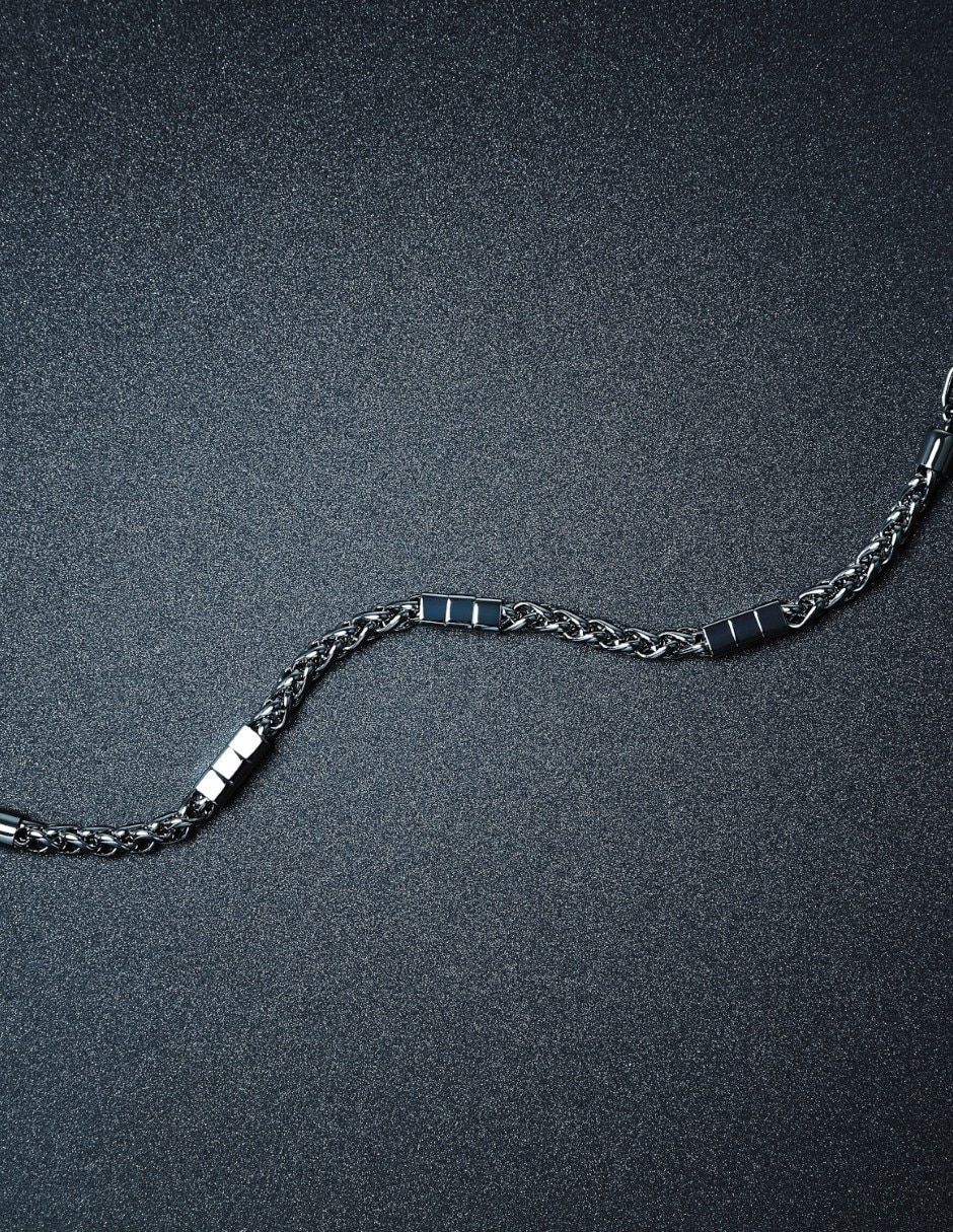 Pulsera sector de acero inoxidable energy joyeria