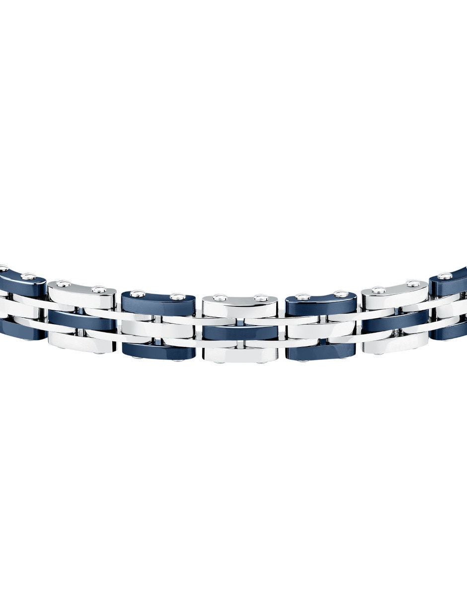 Pulsera sector de acero inoxidable ceramic joyeria