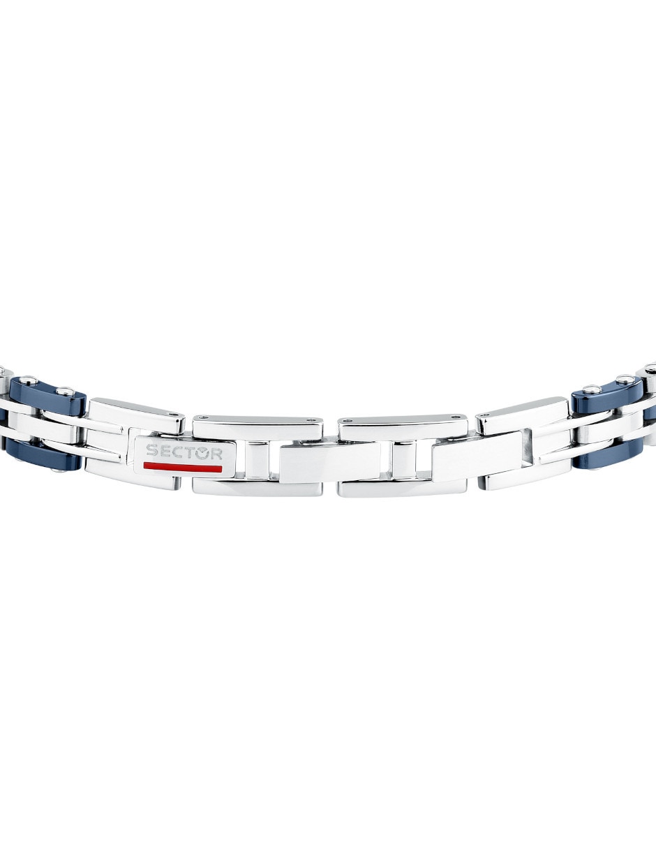 Pulsera sector de acero inoxidable ceramic joyeria