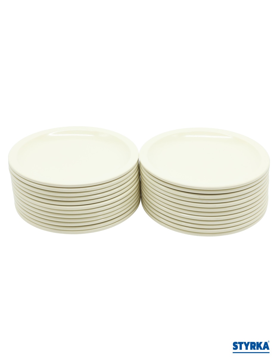 Set platos platos de melamina 24 piezas 7
